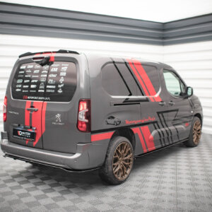 Maxton zadnji splitter (z navpičnimi palicami) za Peugeot Partner Long Mk3