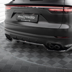 Maxton zadnji splitter (z navpičnimi palicami) za Porsche Cayenne Sport Design SUV / Coupe Mk3