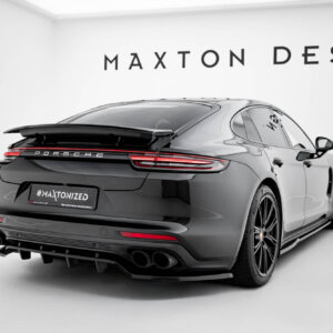 Maxton zadnji splitter (z navpičnimi palicami) za Porsche Panamera Turbo S E-Hybrid / Panamera E-Hybrid / Panamera 4S 971