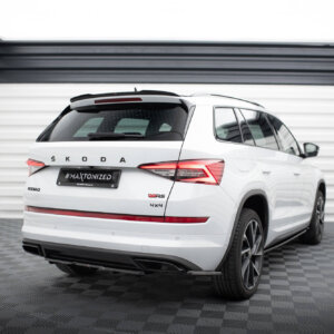 Maxton zadnji splitter (z navpičnimi palicami) za Skoda Kodiaq RS Mk1 / Mk1 Facelift
