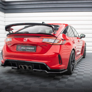Maxton zadnji splitter (z navpičnimi palicami) V.1 za Honda Civic Type-R Mk 11