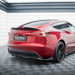 Maxton zadnji splitter (z navpičnimi palicami) V.1 za Tesla Model 3 Project Highland(Facelift)