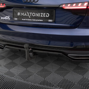 Maxton zadnji splitter (z vertikalnimi palicami) V.2 za Audi A4 S-Line B9 Facelift