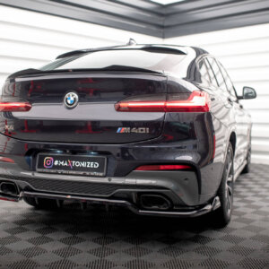 Maxton zadnji splitter (z vertikalnimi palicami) V.2 za BMW X4 M40i G02