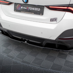 Maxton zadnji splitter (z vertikalnimi palicami) V.2 za BMW i4 M-Pack G26