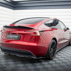 Maxton zadnji splitter (z vertikalnimi palicami) V.2 za Tesla Model 3 Project Highland(Facelift)