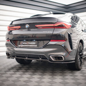 Maxton zadnji splitter (z vertikalnimi palicami) V.3 za BMW X6 M-Pack G06