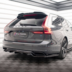 Maxton zadnji splitter (z navpičnimi palicami) za Volvo V90 / S90 R-Design Mk2