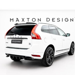 Maxton zadnji splitter (z navpičnimi palicami) za Volvo XC60 Mk1 Facelift