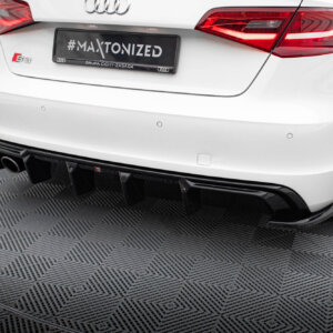 Maxton zadnji difuzor za Audi A3 S-Line Sportback 8V (verzija z enojnimi izpušnimi končniki na eni strani)