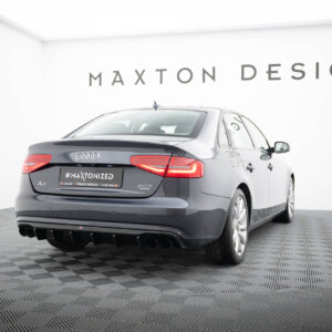 Maxton zadnji difuzor za Audi A4 B8 Facelift (Version with dual exhausts on both sides)