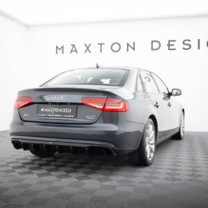 Maxton zadnji difuzor za Audi A4 B8 Facelift (Version with single exhausts on both sides)