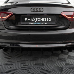 Maxton zadnji difuzor za Audi A5 Coupe / Cabrio S-Line 8T (Version with single exhausts on both sides)