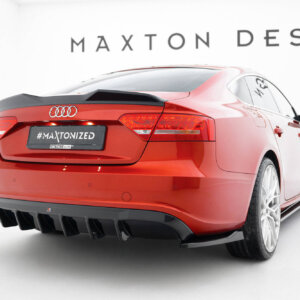 Maxton zadnji difuzor za Audi A5 S-Line Sportback 8T (Version with dual exhaust tips on one side)