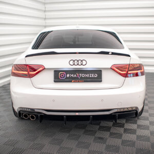 Maxton zadnji difuzor za Audi A5 Sportback 8T Facelift (Version with dual exhausts on one side)
