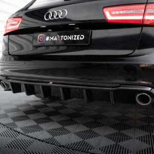 Maxton zadnji difuzor za Audi A6 Sedan / Avant C7 (Version with single exhausts on both sides)