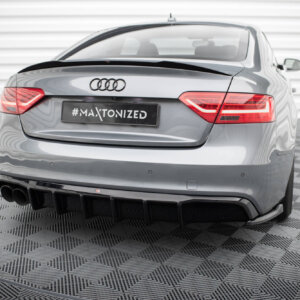 Maxton zadnji difuzor za Audi S5 / A5 S-Line 8T Facelift (Single side dual exhaust version)