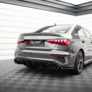 Maxton zadnji difuzor + imitacija izpušnih koncev za Audi A3 S-Line Sedan 8Y