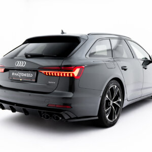 Maxton zadnji difuzor + imitacija izpušnih koncev za Audi A6 Sedan / Avant C8 / C8 Facelift