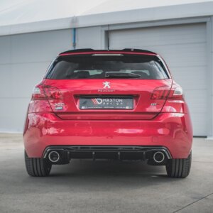 Maxton zadnji difuzor + imitacija izpušnih koncev za Peugeot 308 GT Mk2 Facelift