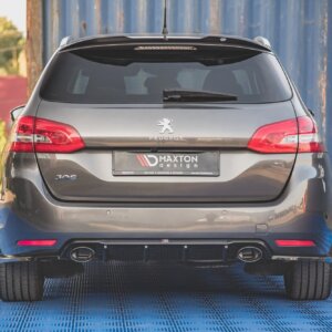 Maxton zadnji difuzor + imitacija izpušnih koncev za Peugeot 308 SW Mk2