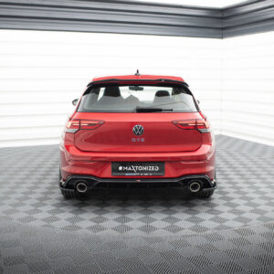 Maxton zadnji difuzor + imitacija izpušnih koncev za Volkswagen Golf GTE / R-Line Mk8 / Mk8 Facelift