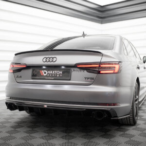 Maxton zadnji difuzor V.1 za Audi A4 S-line B9 (Version with single exhaust tips on both sides)