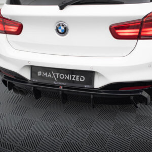 Maxton zadnji difuzor V.3 za BMW 1 M-Pack F20 Facelift (Single side dual exhaust version)