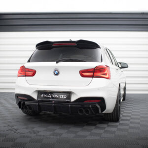Maxton zadnji difuzor V.3 za BMW 1 M-Pack / M140i F20 Facelift (Version with dual exhausts on both sides)