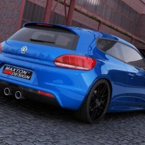 Maxton zadnji difuzor za VW Scirocco III R with 2 exhaust holes