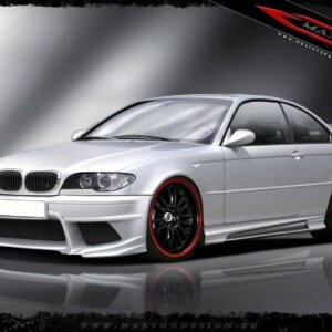 Maxton stranski podaljški za BMW 3 E46 COUPE & CABRIO < GENERATION V >