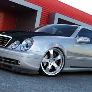 Maxton stranski podaljški za MERCEDES CLK W208 AMG LOOK