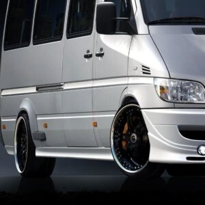 Maxton stranski podaljški za Mercedes Sprinter I FL / Volkswagen LT 96-06  THIS SIDE SKIRTS FITS TWIN WHEELS VERSION.