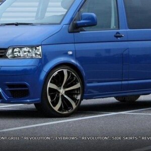 Maxton stranski podaljški za VW T5 < REVOLUTION > TUV TEILGUTACHTEN