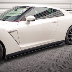 Maxton stranski podaljški + Flaps za Nissan GTR R35 Facelift