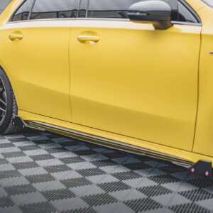 Maxton stranski podaljški V.2 + Flaps za Mercedes-AMG A45 S