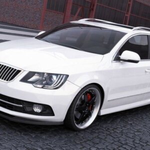 Maxton stranski podaljški za Skoda Superb Mk2