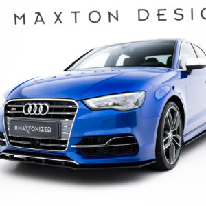 Maxton Street Pro sprednji splitter za Audi S3 / A3 S-Line Sedan 8V