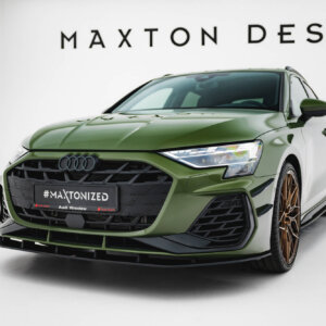 Maxton Street Pro sprednji splitter za Audi S3 Sportback / A3 S-line Sportback 8Y Facelift