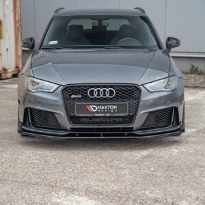 Maxton Street Pro sprednji splitter + Flaps za Audi RS3 8V Sportback