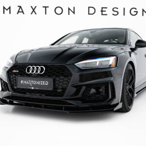Maxton Street Pro sprednji splitter + Flaps za Audi RS5 Coupe / Sportback F5