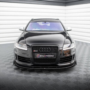 Maxton Street Pro sprednji splitter + Flaps za Audi RS6 Avant C6