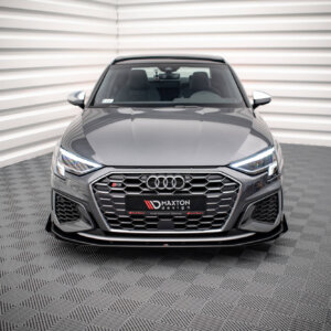 Maxton Street Pro sprednji splitter + Flaps za Audi S3 / A3 S-Line 8Y