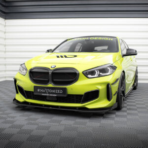 Maxton Street Pro sprednji splitter + Flaps za BMW 1 M-Pack / M135i / 128ti F40