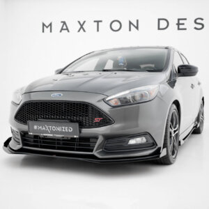Maxton Street Pro sprednji splitter + Flaps za Ford Focus ST Mk3 Facelift