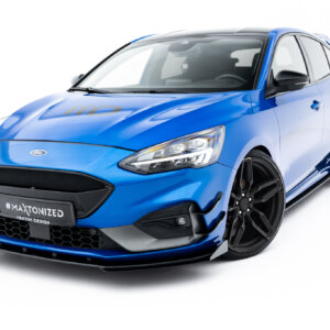 Maxton Street Pro sprednji splitter + Flaps za Ford Focus ST / ST-Line Mk4