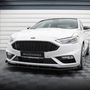 Maxton Street Pro sprednji splitter + Flaps za Ford Mondeo Sport Mk5 Facelift / Fusion Sport Mk2 Facelift