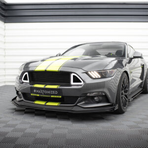 Maxton Street Pro sprednji splitter + zakrilca za Ford Mustang GT Mk6