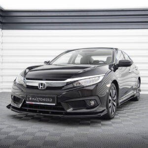 Maxton Street Pro sprednji splitter + zakrilca za Honda Civic Sedan Mk10
