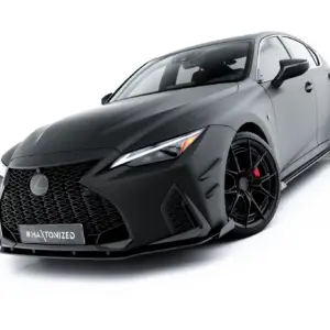 Maxton Street Pro sprednji splitter + zakrilca za Lexus IS 500 Mk3 Facelift 2 (XE30)